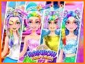 Rainbow Princess Make up Dressup salon: Girls Game related image