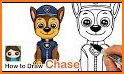 Paw Coloring Book for Puppy patrol Cartoon Kids related image