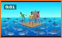 Survival Raft - Ocean Shark & Human Fall Survival related image