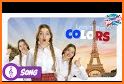 French for kids :  COLORS related image