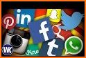 All in one social media and social network related image