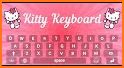 Cute Pink Kitty Keyboard Theme related image