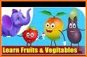 Fruits and Vegetables - Preschool Kids Learning related image