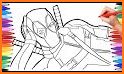 Superhero Coloring Book - Kids related image