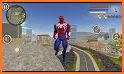 Flying Spider Rope Hero - Crime City Rescue Game related image