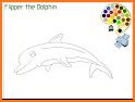 Dolphin Coloring Pages For Kid related image