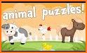 Animal Puzzle - Game for toddlers and children related image