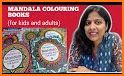 Adults Coloring Book - Mandala Coloring related image