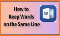 Line Word Solution related image