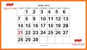 USA Holidays Calendar related image