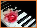 Pink Rose Flowers Keyboard related image