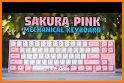 Black Pink Texture Keyboard Theme related image