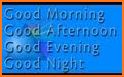 Good Morning Afternoon Evening Night in English related image