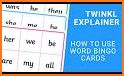 Sight Words 2 Play Word Bingo related image