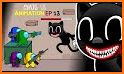 Among Cartoon Cat Night SCP Milkwalker Versus 2 related image