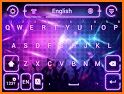 Night Galaxy Unicorn Keyboard Theme related image