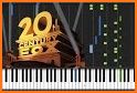 3D Metal Piano Keys Keyboard Theme related image