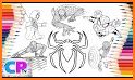 Spider Coloring Super Hero related image