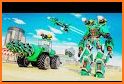 Heavy Excavator Robot Game: Helicopter Robot war related image