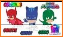 PJ Heros Masks ColoringBook related image