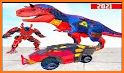 Dino Robot Car Transform - Flying Jet Robot Games related image