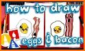 How To Draw Breakfast Food Easy related image