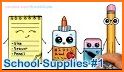 How To Draw Cute School Supplies related image