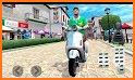 Pizza Delivery Boy Driving Simulator : Bike Games related image