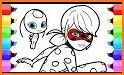 How to color Ladybug and Cat Noir coloring Book related image