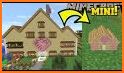 Super Pink house map for MCPE related image