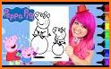 Peppa pig coloring book by fans related image