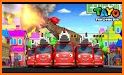 Dinosaur Fire Truck - Firefighting games for kids related image