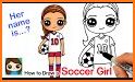 Draw Soccer related image