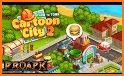 Cartoon City: farm to village related image