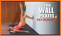 Wall Pilates workout at home related image