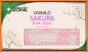 Pink Sakura Keyboard related image