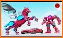 Flying Horse Robot Car: Super Car Robot Games related image