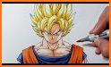 Draw Goku Super Saiyan - Steps by Steps related image