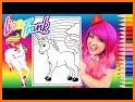 Unicorn Coloring - Coloring Pages for Kids Games related image