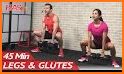 Buttocks and legs workout for women and men related image