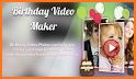 Birthday video gift maker related image