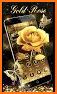 Glitter Golden Rose Theme related image