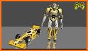 Ramp Car Robot Transform Racing: Car Shooting Game related image