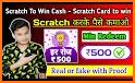 Scratch card - scratch to win cash related image