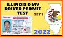 DMV Illinois - Permit Practice Test - 2021 related image