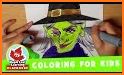 Halloween Coloring Book Pages For Kids related image