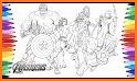 Superhero Coloring Pages related image