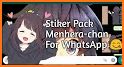 Menhera-chan - WhatsApp Stickers related image