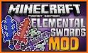 MORE SWORDS MOD MCPE related image