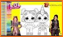 Lol Dolls Coloring Book, Lols & Dresses related image